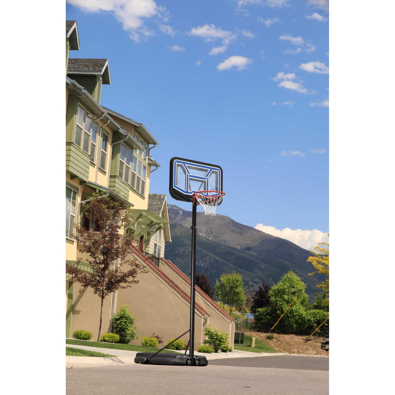 Panier de basket portable réglable à vie (polycarbonate de 44 pouces)