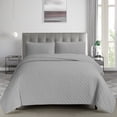 thumbnail image 3 of Swift Home Ultra Soft Pinsonic Quilt Set – Lightweight, Hypoallergenic, All-Season Bedding, 3 of 3