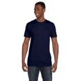thumbnail image 1 of Hanes 4980 Nano Cotton T-Shirt - Navy - Small, 1 of 1
