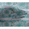 thumbnail image 4 of oneOone Viscose Chiffon Fabric Leaves & Floral Block Print Fabric BTY 42 Inch Wide, 4 of 4