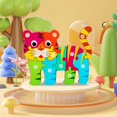thumbnail image 2 of Wooden Three Dimensional Puzzles Large Animals Puzzle Boards Digital Cognition Childrens Educational Toy For Kids Learning Multicolor Wood 8.9X7X0.4 Inches B B, 2 of 8