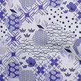 thumbnail image 1 of oneOone Cotton Flex Dark Blue Fabric Asian Japanese Pattern Sewing Craft Projects Fabric Prints By Yard 40 Inch Wide, 1 of 4