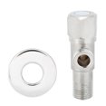 thumbnail image 3 of Angle Valve, Stainless Steel Sturdy Durable Faucet Angle Valve, For Toilet Bathroom Hotel Kitchen, 3 of 8
