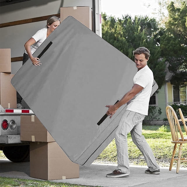 TIMIFIS Sac pour Matelas avec Poignées pour Déménagement et Rangement – Bâche Robuste Réutilisable pour Rangement de Matelas – Housse de Transport Facile pour Déménager un Matelas -