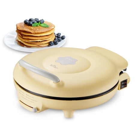 Bear Gril Intérieur Électrique Sans Fumée 11,8 Pieds' 1500 W avec Température Réglable, Moule à Quesadillas Antiadhésif pour Déjeuner, Dîner, Souper