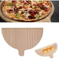 thumbnail image 1 of Wooden Pizza Peel For Baking And Kitchen Use With Semi Design Ideal For Home Or Commercial Bakeware, 1 of 4