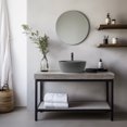 thumbnail image 2 of Aquaterior Bathroom Countertop Ceramic Vessel Sink Single Handle Tall Faucet Kit, 2 of 7