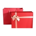 thumbnail image 2 of LSLJS Grande Boîte-Cadeau Rouge Boîte-Cadeau avec Nœud Boîte-Cadeau d'Anniversaire Grande Boîte à Couvercle World Boîte de Rangement Colorée Boîte de Rangement avec Ruban Boîte de Rangement avec Nœud Boîte-Cadeau pour Petite Amie, 2 of 8