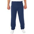 thumbnail image 1 of Jerzees Mens NuBlend Elastic Bottom Sweatpants, 2X, J Navy, 1 of 3
