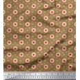 thumbnail image 3 of Soimoi polyester Crepe Fabric Artistic Floral Print Fabric by the Yard 52 Inch Wide, 3 of 3