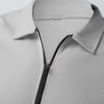 thumbnail image 5 of RXIRUCGD Men's Solid Color Design With Zippered Pockets Long Sleeved Hooded Casual Jacket, Gray, Size: L, 5 of 5