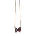 thumbnail image 1 of PVCS Collier Papillon Multicolore pour Femmes, Chaîne de Clavicule en Cristal avec Pendentif, 1 of 2