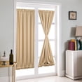 thumbnail image 2 of Rbaofujie High-Precision Solid Color French Door Window Curtains Rod-Pocket Design for Sliding Ideal for Window and Doors, 2 of 8