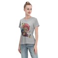 thumbnail image 4 of T-Shirt Basique à Manches Courtes pour Femmes une Pièce Chopper, 4 of 6