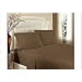 thumbnail image 3 of Home Ensembles de Draps à Rayures d'Hôtel Luxueux Design Série 1800 (Grand Lit, Chocolat), 3 of 3