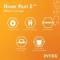 thumbnail image 4 of Intex River Run II Bouée 2 Personnes avec Refroidisseur et Connecteurs (3 Pack) 58837EP, 4 of 10