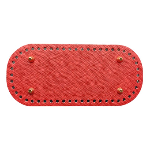 Leather Hardened Bags Bottom Pad Pet Bags Insert DIY Handbag Making Supplies Red