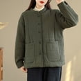 thumbnail image 2 of Lovzfmll Versatile Casual Jacket, Thicker Style for Fall and Winter Green, 2XL, 2 of 6