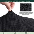 thumbnail image 3 of CHUN YI Housse de Coussin 1 Pce Spandex Extensible Texturé Boîte à Carreaux Housse de Siège, 3 of 6