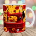 thumbnail image 1 of LSLJS Floral Sewing Machine Mug, Funny Coffee Mug - Sewing Mug, Any Day Spent Sewing Is A Good Day, Sewing Machine Cup, Sewing Coffee Mug, Cups, 1 of 5
