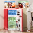 thumbnail image 3 of HOMCOM Mini-Frigo de 3,2 Pi3 avec Congélateur Tablette Ajustable Portes Réversibles, 3 of 8