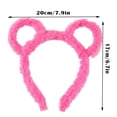 thumbnail image 2 of Winter Headband with Bear Ears for Women Cozy Cartoon Stuffed Hair Hoop Party Accessory, 2 of 6