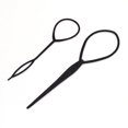 thumbnail image 4 of 2 Pcs Plastic Crochet Braids Pull Hair Needle Ponytail Pigtails Updo Styling Maker Hairstyle Tool Hairdressing Accessori, 4 of 7