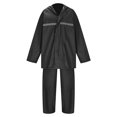thumbnail image 2 of Imperméable, Combinaison de Pluie de Randonnée pour Homme avec Design Réfléchissant et Capuchon Ajustable, Matériau EVA Pliable pour Protection et Confort en Plein Air, 2 of 9