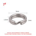 thumbnail image 1 of Connecteur de Pêche à Anneau Fendu en Acier Inoxydable Accessoires de Leurre à Pression Double Fendu, 1 of 9