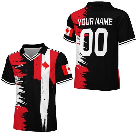 Chandail de Soccer Canada Personnalisé 2026 Chandail avec Nom et Numéro Personnalisés pour Hommes Femmes Enfants Style National Country Chandail de Fan de Soccer