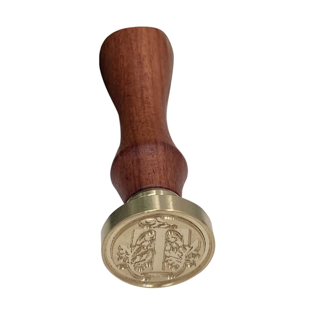 WHEANG Home Decor Fire Lacquer Seal Retro English Letter Copper Headquets Seal Wax Hand Account Seal and Copper Chapter Bronze Head One Size Multi-Color
