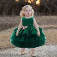 thumbnail image 2 of Robe de Princesse pour Filles Enfants Filles à Volants Princesse Demoiselle d'Honneur Robe de Concours Anniversaire Fête Robe de Mariage, 2 of 9