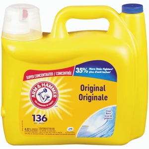 Laundry Detergent Liquid Soap, Clean Burst, 136 Loads