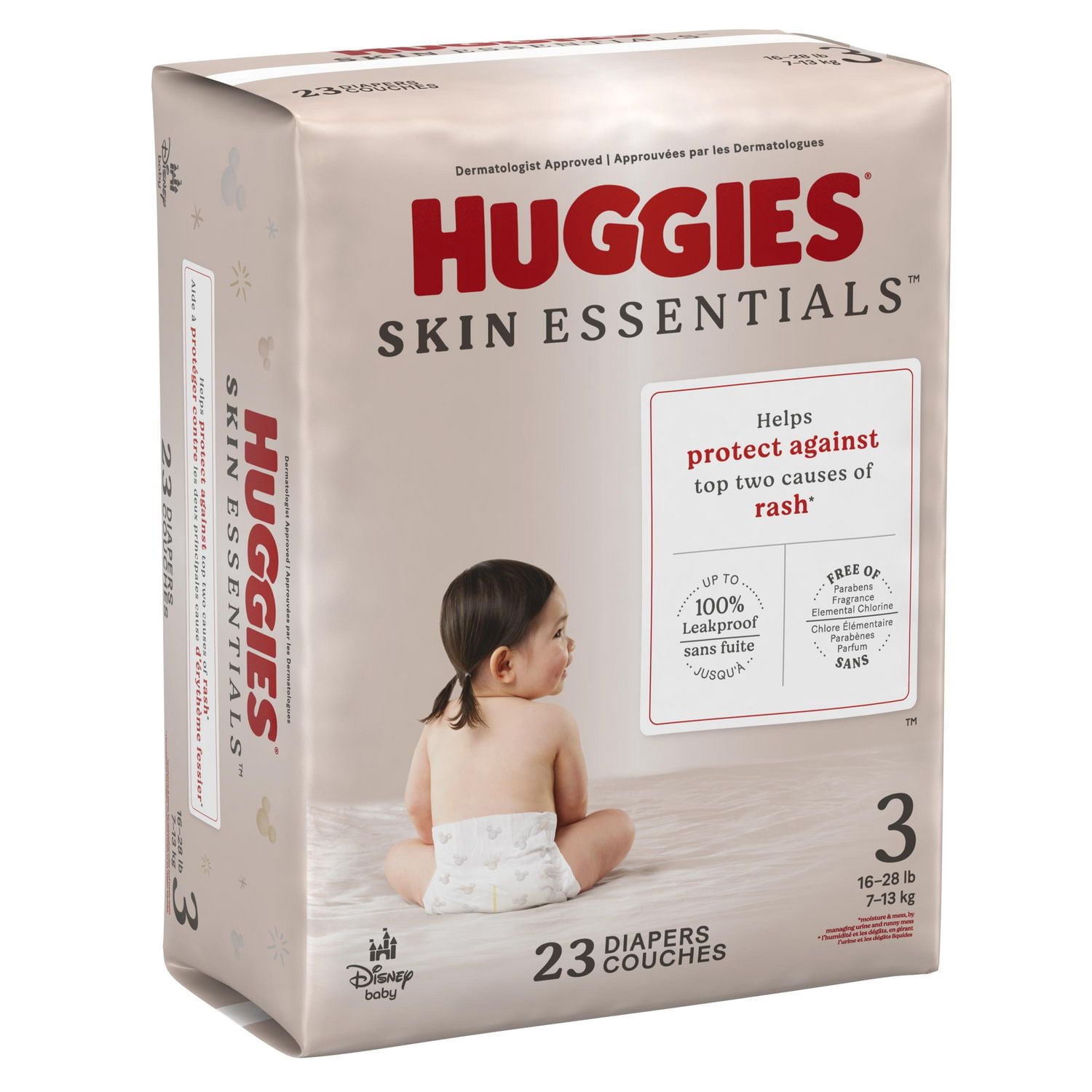 Huggies Skin Essentials Couches pour Bébé, Tailles NB-6