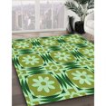 thumbnail image 3 of Ahgly Tapis Rectangulaire Lavable en Machine Intérieur Transitionnel Vert Clair, 3 Pieds x 5 Pieds, 3 of 7