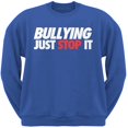 thumbnail image 1 of Juste Arrêter d'Intimidation Profond Sweat-Shirt de l'Équipage Adulte Royal, 1 of 1