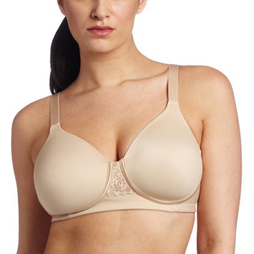 Vanity Fair Womens Beauty Back Full Figure Wirefree Bra, 40B, Damask Neutral