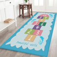 thumbnail image 1 of Children‘s Collection Educational Hopscotch Design Children Nursery Kid‘s Play Runner Rug, 1 of 11