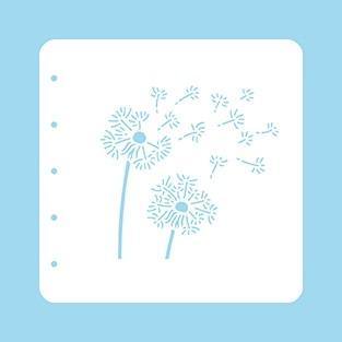 Stencil A6 For Magnetic Colour Set Stencil Dandelion