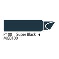 thumbnail image 2 of The Original Chartpak AD Marker, Tri-Nib, Super Black, 1 Each (P100), 2 of 3