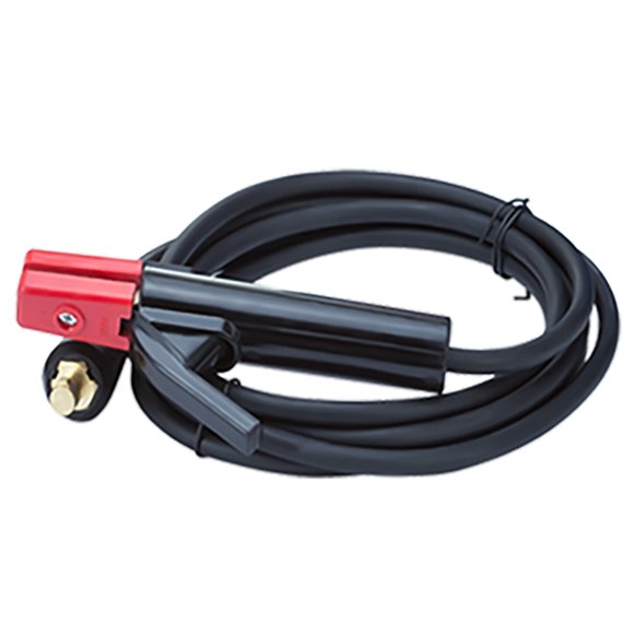 Electrode Holder w/ 13ft (4M) #4 Copper Lead Cable Set and 35-50mm Dinse Twist-Mate for WELDKING CoolArc200 Professional Arc Stick 120V/220V Welding Inverter, 2 Pack