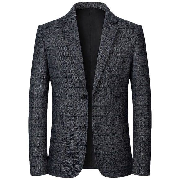 Pisexur Mens Suit Jacket Men's Fashionable Casual Long Sleeved Lapel Suit Jacket Blazer Mens Blazer Jacket Blazer for Men Sports Coat for Men