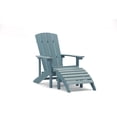 thumbnail image 3 of Backyard Lifestyles Adirondack Outdoor Chair - Polycarbonate - Teal, 3 of 5