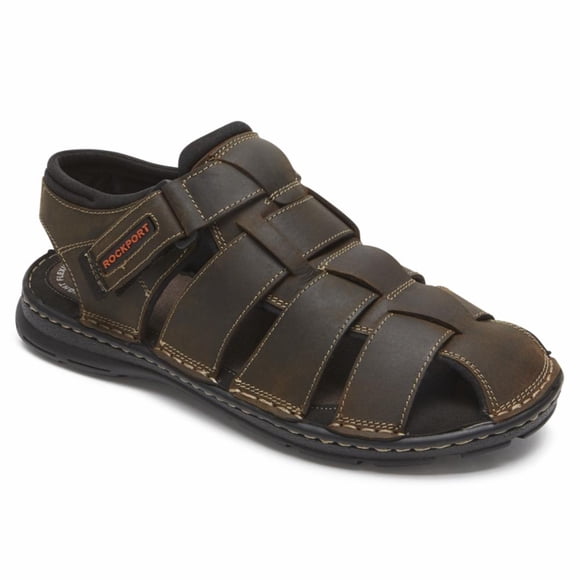 Rockport Sandale en Cuir Brun II DARWYN FISHERMEN pour Homme