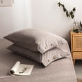 thumbnail image 1 of Birdeem Long Pillow Case, Linen Pillow Case, Cotton Linen Style Pillow Cases Cotton Pillow Protectors Long Staple Cotton Woven Pillow Cases, Cotton Pillow Cases, Cotton Pillow Cases, 1 of 6