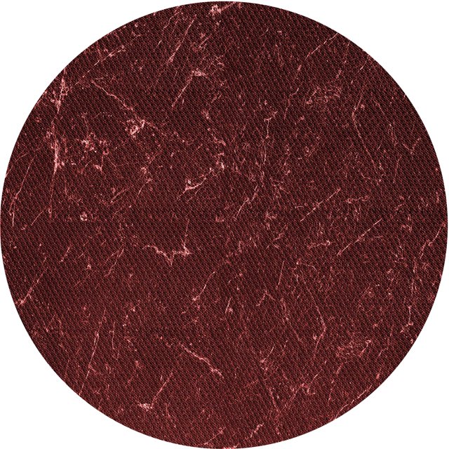 Ahgly Company Machine Washable Indoor Square Transitional Fire Brick Red Area Rugs, 3' Square