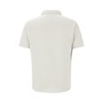 thumbnail image 4 of Chemises pour Hommes, Chemise Habillée Décontractée à Manches Courtes Boutonnée Texturée Hawaïenne Unie, 4 of 5
