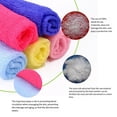 thumbnail image 3 of relayinert Made With Nylon For Enhanced Durability And Softness Exfoliating Washcloth Towel Washcloth Towels white 1Set, 3 of 6