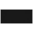 thumbnail image 3 of vidaXL Console Table Black 80x35x75 cm Tempered Glass, 3 of 5