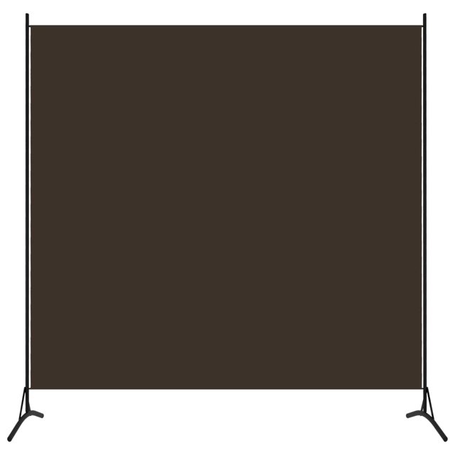vidaXL Paravent 1 Panneau Brun 175x180 cm